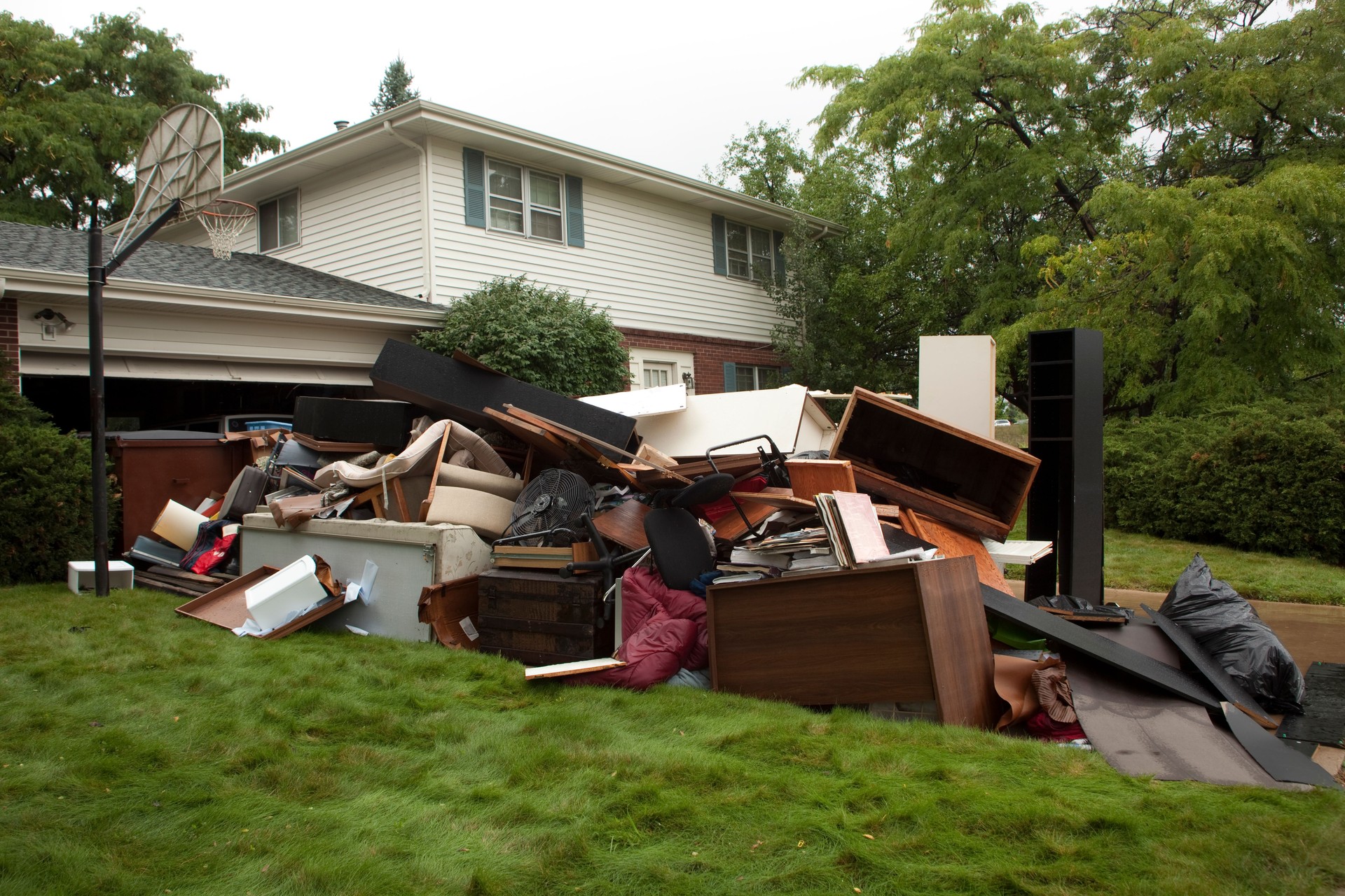 Water ruined furniture Boulder Colorado floods